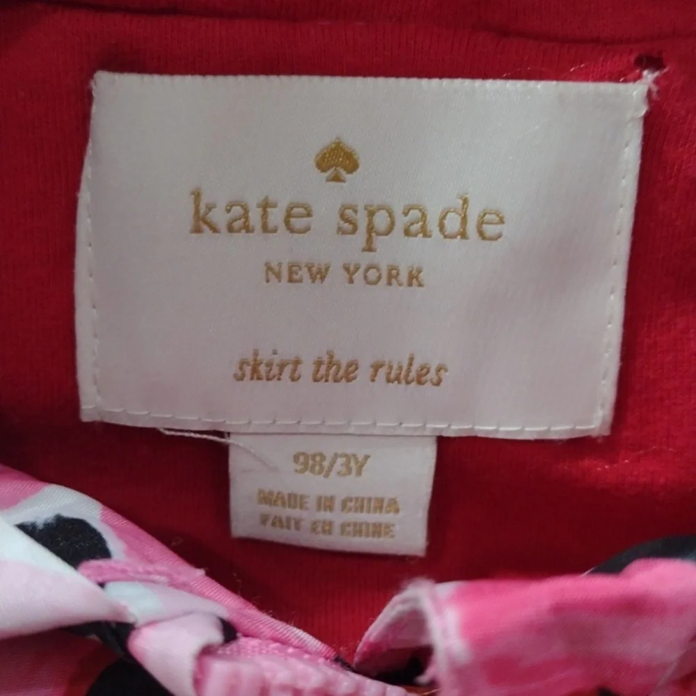 Kate Spade kids rain jacket with flowers size 3T - Picture 2 of 11